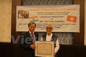 Indian solidarity committee president given Friendship Order - ảnh 1